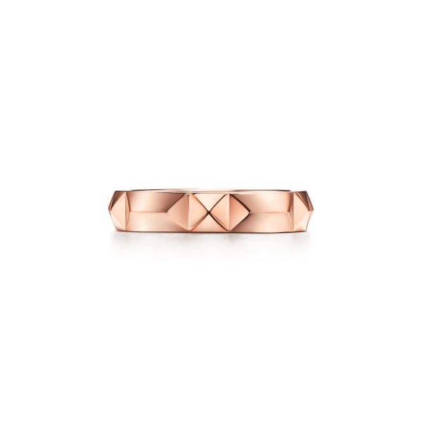 Alliance Tiffany True en or rose 18 carats Largeur: 4 mm – Size 10 1/2 Tiffany & Co.