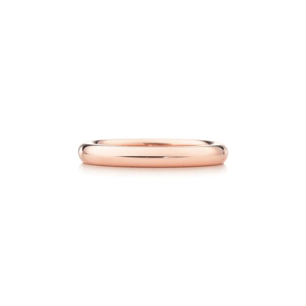 Anneau empilable en or rose 18 carats, par Elsa Peretti. – Size 5 1/2 Tiffany & Co.