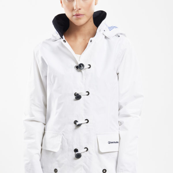 BERMUDES Parka NEW BALTIMORE Femme BLANC XXXXL