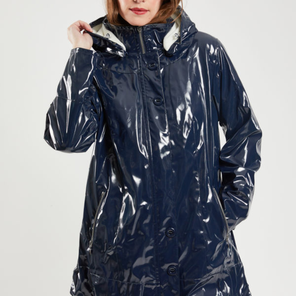 BERMUDES Ciré brillant PILAT Femme NAVY XXXL