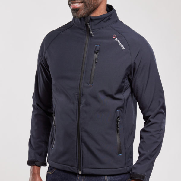 BERMUDES Veste Softshell SEALAND Homme NAVY/NOIR XXXXL