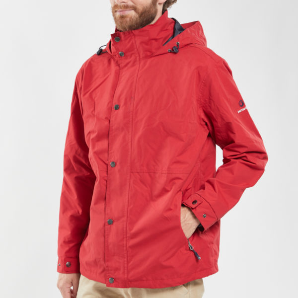 BERMUDES Parka imperméable HAMILTON Homme AMARANTE XXXL