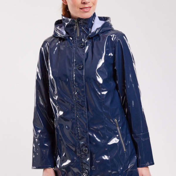 BERMUDES Ciré brillant BRUGES Femme BLEU NUIT XL