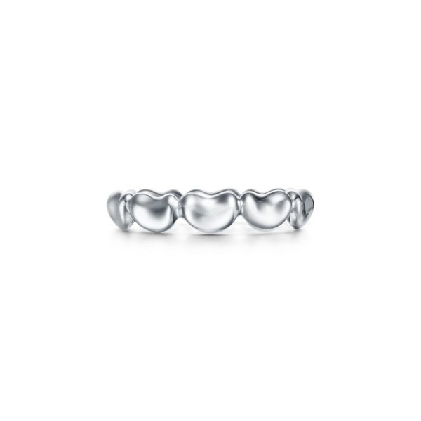 Bague Bean Design Elsa Peretti motif continu en argent 925 millièmes – Size 4 1/2 Tiffany & Co.