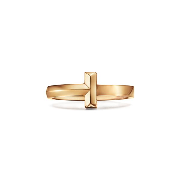 Bague T1 Tiffany T en or jaune 18 carats Largeur: 2,5 mm – Size 6 Tiffany & Co.