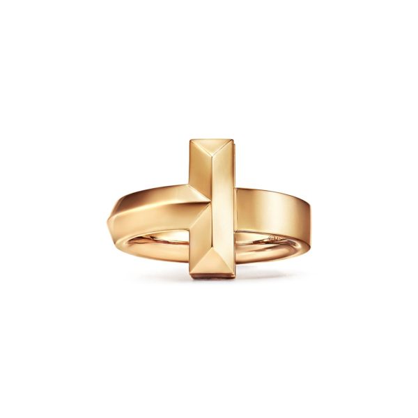 Bague T1 Tiffany T en or jaune 18 carats Largeur: 4,5 mm – Size 11 Tiffany & Co.
