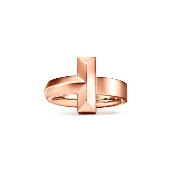 Bague T1 Tiffany T en or rose 18 carats 4,5 mm – Size 6 Tiffany & Co.