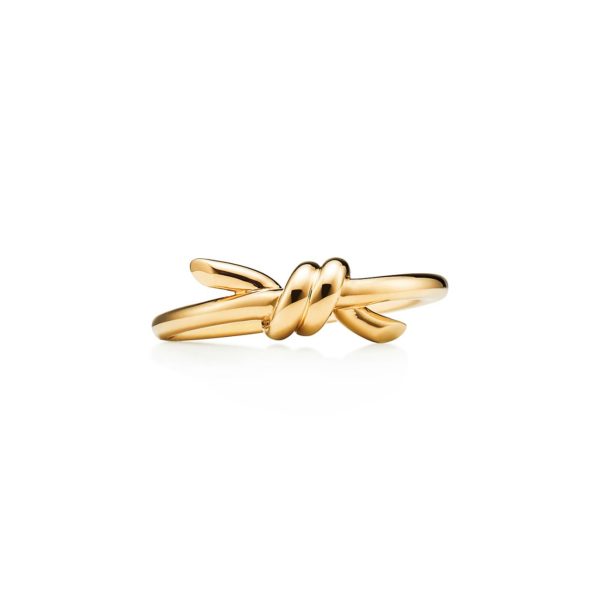 Bague Tiffany Knot en or jaune 18 carats – Size 11 1/2 Tiffany & Co.