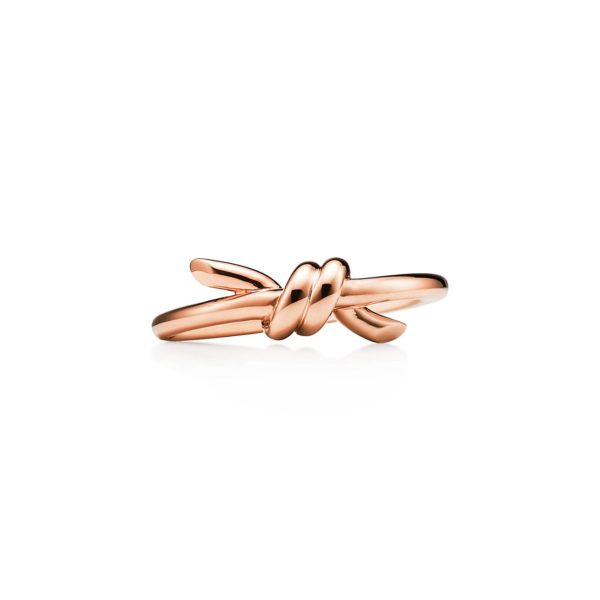 Bague Tiffany Knot en or rose 18 carats – Size 6 Tiffany & Co.