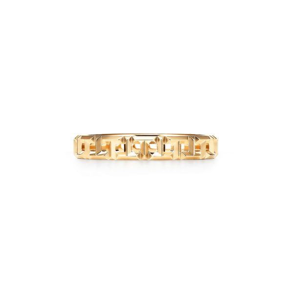 Bague étroite Tiffany T True en or 18 carats Largeur: 3,5 mm – Size 11 1/2 Tiffany & Co.