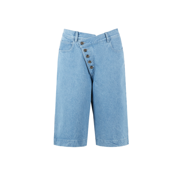 Bermuda denim asymétrique – Marques Almeida