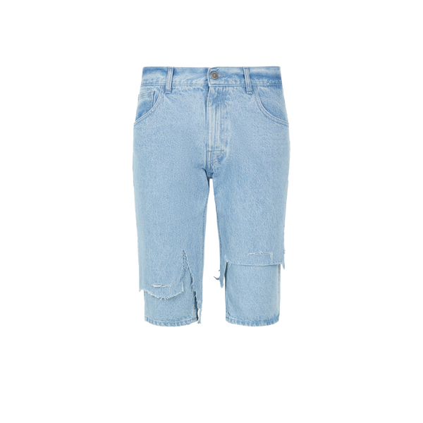 Bermuda jean en coton - Raf Simons