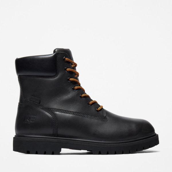 Bottine De Travail Imperméable Timberland Pro Emblématique À Embout De Sécurité En Alliage Pour Homme En Noir Noir
