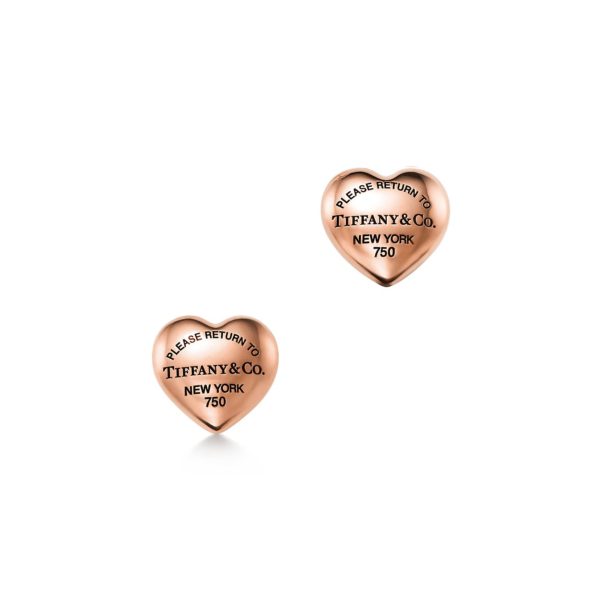 Boucles d’oreilles Full Heart Return to Tiffany en or rose 18 carats Tiffany & Co.