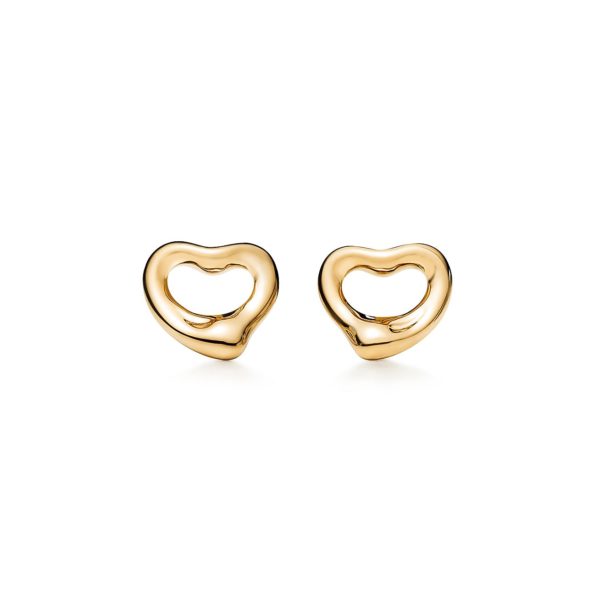 Boucles d’oreilles Open Heart Elsa Peretti en or Plusieurs tailles au choix – Size 7 mm Tiffany & Co.