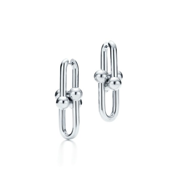 Boucles d’oreilles Tiffany HardWear à maillons taille Extra-large en argent Tiffany & Co.