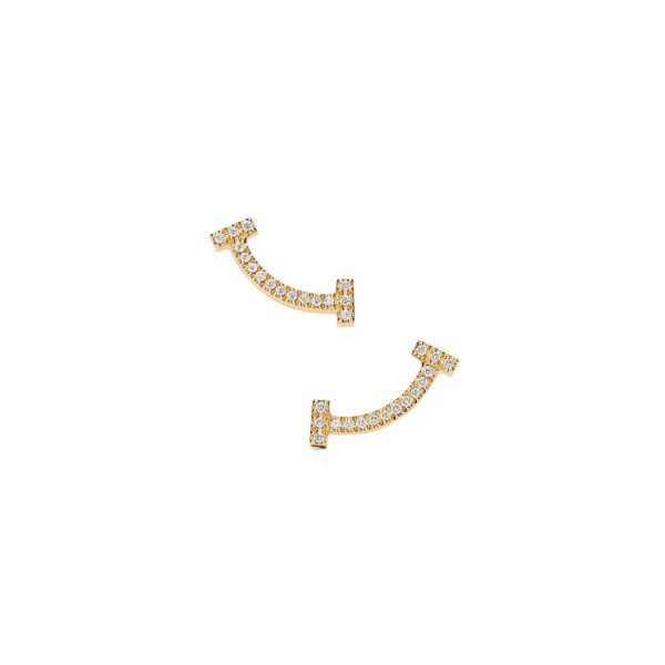 Boucles d’oreilles Tiffany T Smile en or 18 carats et diamants Tiffany & Co.