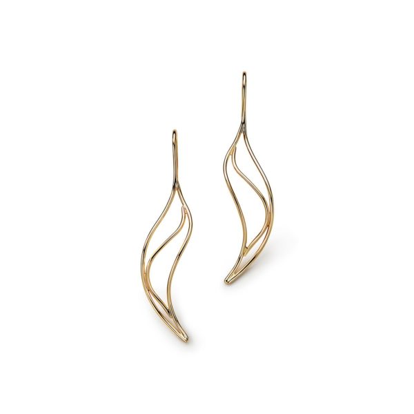 Boucles d’oreilles Wave par Elsa Peretti en or 18 carats Small Tiffany & Co.