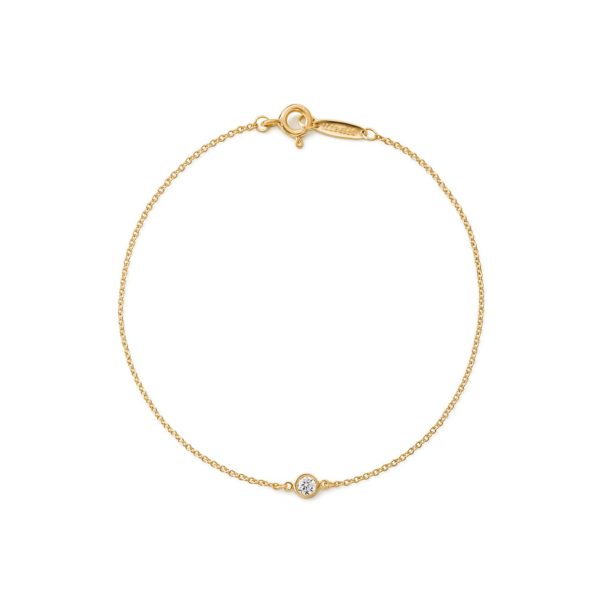 Bracelet Diamonds by the Yard Elsa Peretti en or jaune et diamant – Size 0.08 Tiffany & Co.