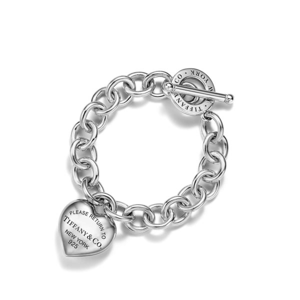 Bracelet Full Heart Return to Tiffany avec fermoir à bascule en argent – Size Medium Tiffany & Co.