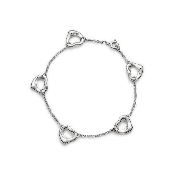 Bracelet Open Heart par Elsa Peretti en argent 925 millièmes Medium Tiffany & Co.