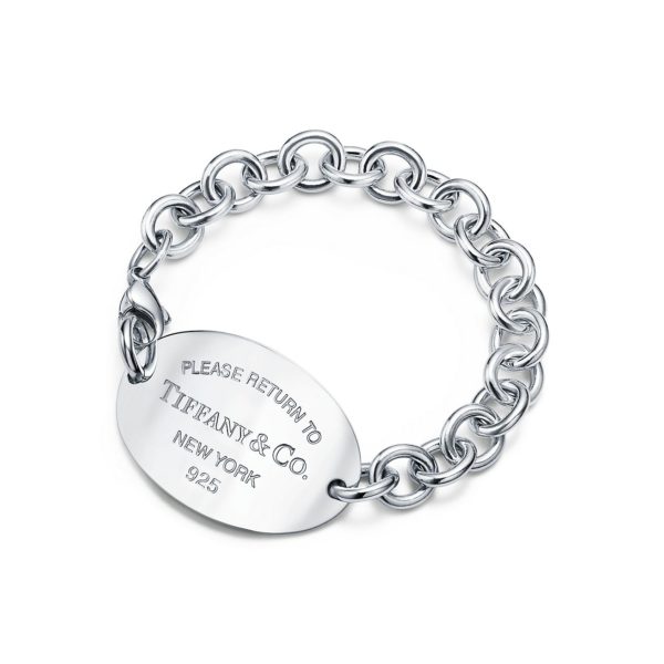Bracelet Plaque ovale Ultra Return to Tiffany en argent 925 millièmes Large Tiffany & Co.