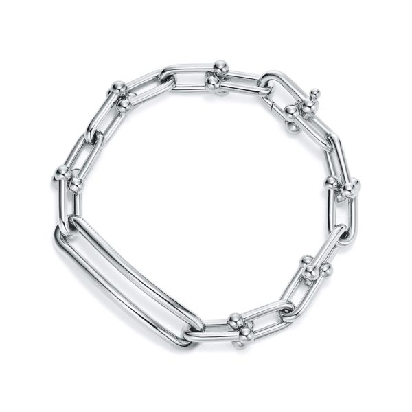 Bracelet Tiffany HardWear à maillons allongés en argent 925 millièmes – Size Extra Large Tiffany & Co.