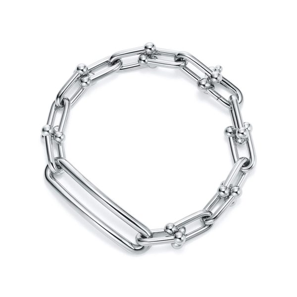 Bracelet Tiffany HardWear à maillons allongés en argent 925 millièmes – Size Large Tiffany & Co.