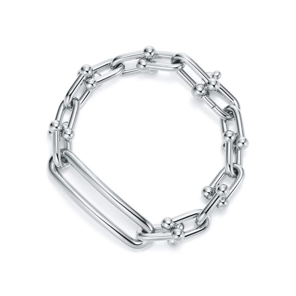 Bracelet Tiffany HardWear à maillons allongés en argent 925 millièmes – Size Small Tiffany & Co.