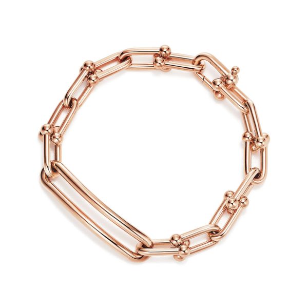 Bracelet Tiffany HardWear à maillons allongés en or rose 18 carats – Size Extra Large Tiffany & Co.