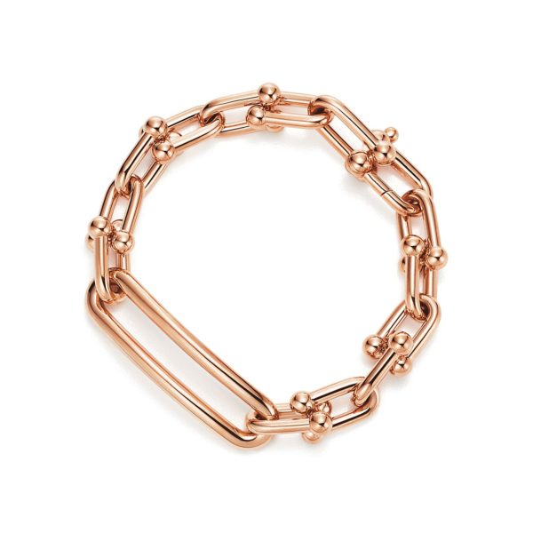 Bracelet Tiffany HardWear à maillons allongés en or rose 18 carats – Size Small Tiffany & Co.
