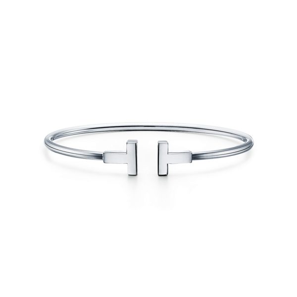 Bracelet Wire Tiffany T en or blanc 18 carats Small Tiffany & Co.