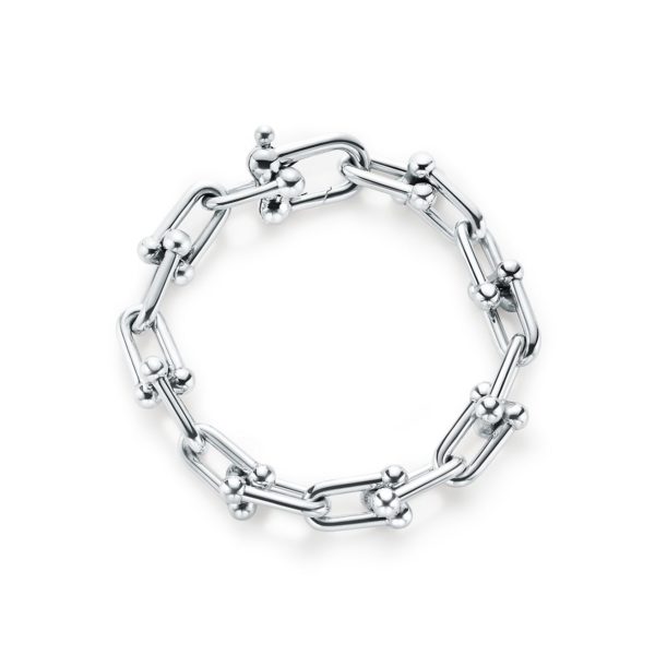 Bracelet à gros maillons Tiffany HardWear en argent 925 mil – Size Large Tiffany & Co.