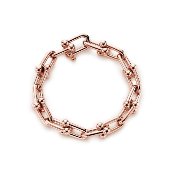 Bracelet à gros maillons Tiffany HardWear en or rose 18 carats – Size Medium Tiffany & Co.