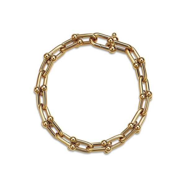 Bracelet à maillons Tiffany HardWear en or jaune 18 carats Medium – Size Extra Small Tiffany & Co.