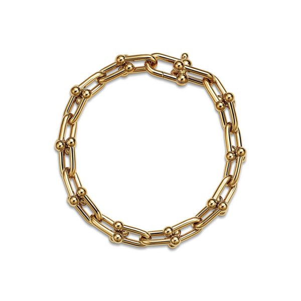 Bracelet à maillons Tiffany HardWear en or jaune 18 carats Medium – Size Extra Small Tiffany & Co.