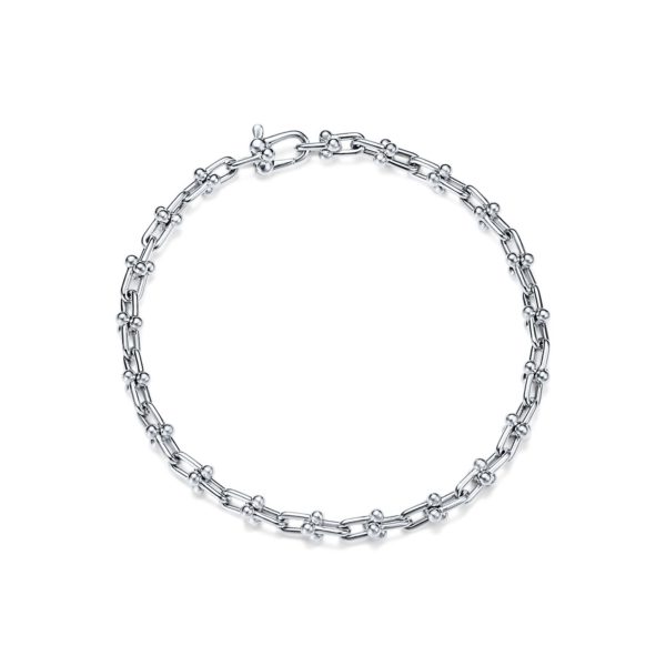 Bracelet à micro-maillons Tiffany HardWear en argent 925 millièmes – Size Large Tiffany & Co.