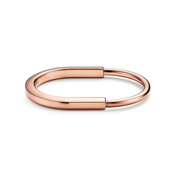 Bracelet jonc Tiffany Lock en or rose 18 carats – Size Extra Large Tiffany & Co.