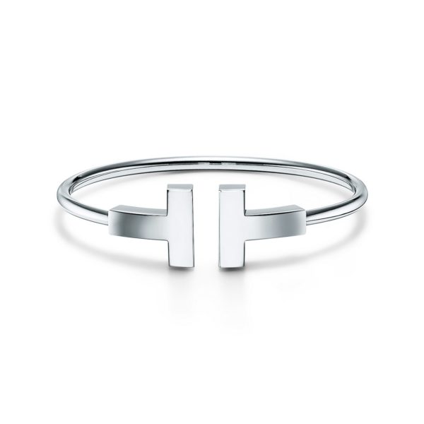 Bracelet large Wire Tiffany T en or blanc 18 carats Large – Size Large Tiffany & Co.