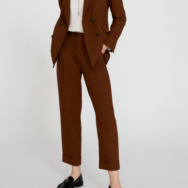 Pantalon marron tailleur – Claudie Pierlot