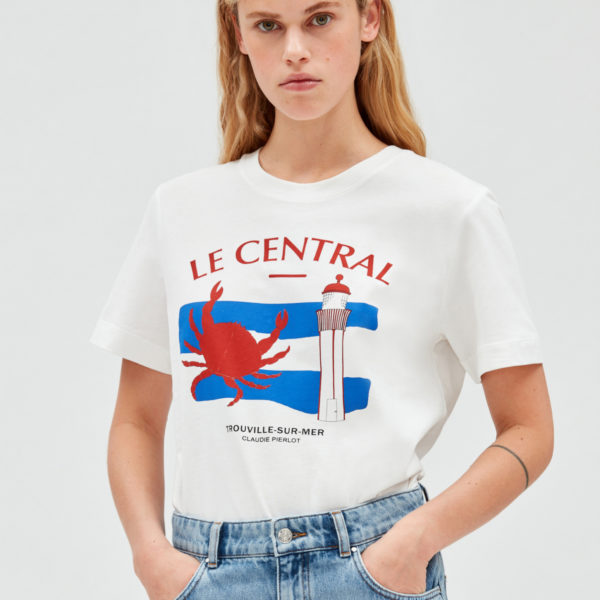 T-shirt Le Central écru – Claudie Pierlot