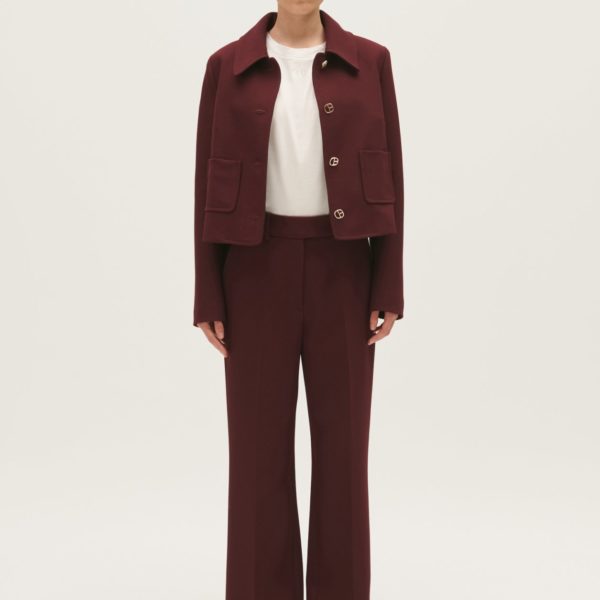 Pantalon droit bordeaux – Claudie Pierlot