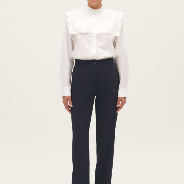 Pantalon tailleur bleu marine – Claudie Pierlot