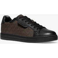MK Basket Keating à logo et cuir - MARRON/NOIR(MARRON) - Michael Kors luxe