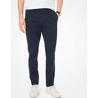 MK Chino skinny en coton extensible - BLEU DE MINUIT(BLEU) - Michael Kors luxe