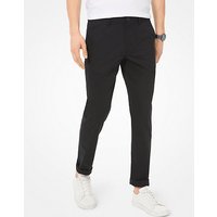MK Chino slim délavé en popeline - NOIR(NOIR) - Michael Kors luxe