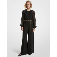 MK Combinaison en fil coupé à pois - NOIR(NOIR) - Michael Kors luxe