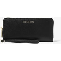 MK Étui à sangle continental en cuir - NOIR(NOIR) - Michael Kors luxe