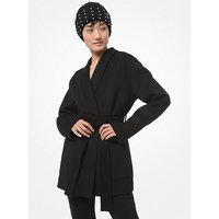 MK Manteau cache-cœur en laine mélangée – NOIR(NOIR) – Michael Kors