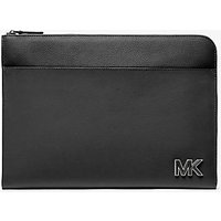 MK Pochette pour ordinateur portable Hudson en cuir – NOIR(NOIR) – Michael Kors